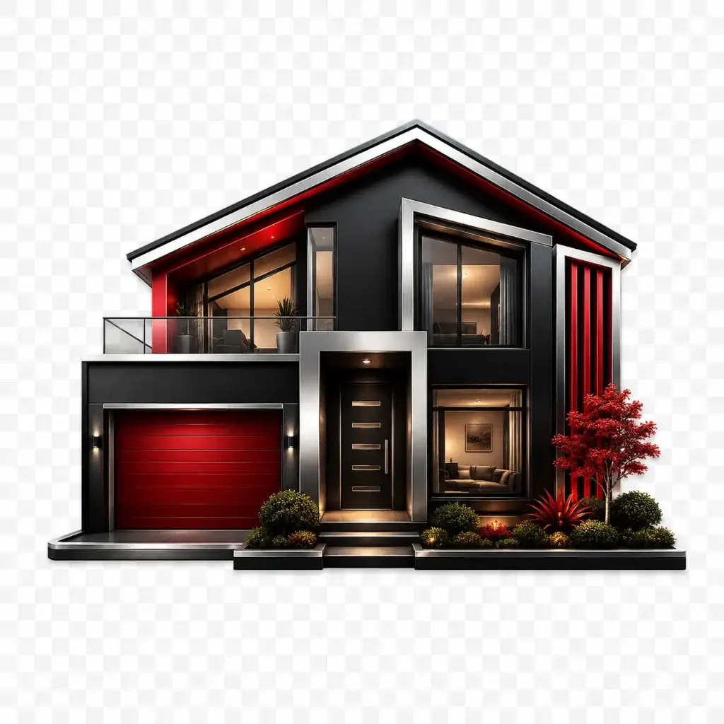 Residential construction illustration